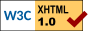 Valid XHTML 1.0